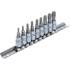Jeu de Douilles et Embouts 6,3 mm (1/4 ) - Profil Torx T10-T50, 9 Pièces - Précision et Polyvalence - BGS