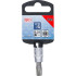 Douille à Embouts 6,3 mm (1/4 ) Profil T Torx T45 - Acier Résistant - Précision et Fiabilité - BGS