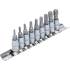Jeu de Douilles et Embouts 6,3 mm (1/4 ) - Profil Torx T10-T50, 9 Pièces - Précision et Polyvalence - BGS