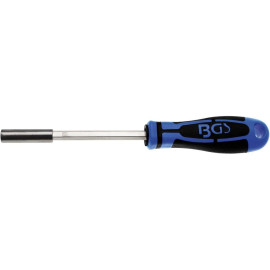 Poignée Rotative pour Embouts 6,3 mm (1/4 ) 200 mm - Acier, Précision et Confort d Utilisation - BGS