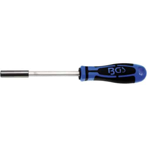 Poignée Rotative pour Embouts 6,3 mm (1/4 ) 200 mm - Acier, Précision et Confort d Utilisation - BGS