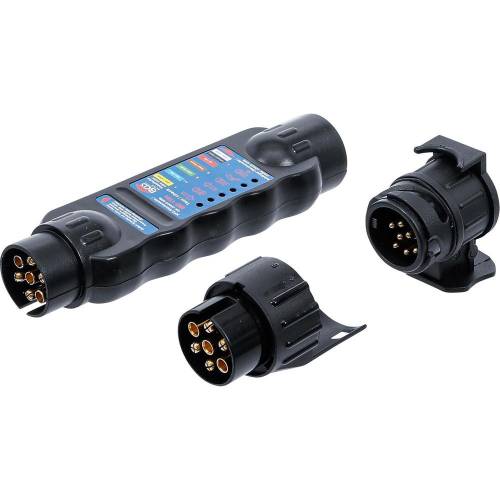 Testeur Électronique pour Remorque/Véhicule Tracteur 7 et 13 Broches - Diagnostic Précis et Rapide - BGS