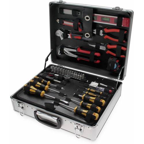 Jeu d Outils dans Malette Aluminium 129 pièces - Complet et Robuste - BGS