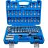 Coffret de Douilles 10 mm (3/8) - 61 pcs en Pouces - Acier Résistant et Précis, Pro - D-Work