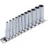 Jeu de Douilles Six Pans Longues 4-13 mm - 11 pcs - Acier Résistant - Précision et Durabilité - D-Work