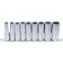 Jeu de Douilles Six Pans Longues 12,5 mm (1/2 ) 10-24 mm - 9 Pièces - Acier Résistant et Précision Professionnelle - BGS