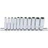 Jeu de Douilles Six Pans Longues 4-13 mm - 11 pcs - Acier Résistant - Précision et Durabilité - D-Work