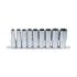Jeu de Douilles Six Pans Longues 12,5 mm (1/2) 10-24 mm - 9 pcs - Acier Résistant et Précision Professionnelle - D-Work