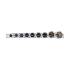 Jeu de Douilles Six Pans Longues 12,5 mm (1/2) 10-24 mm - 9 pcs - Acier Résistant et Précision Professionnelle - D-Work