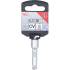 Rallonge Basculante 6,3 mm (1/4 ) 50 mm - Acier, Précision et Robustesse - - BGS
