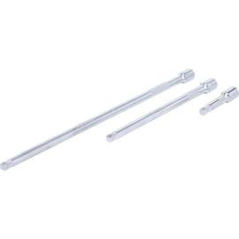Jeu de Rallonges Basculantes 6,3 mm (1/4) 50/150/250 mm - Précision et Polyvalence, Acier, Zones Difficiles - D-Work