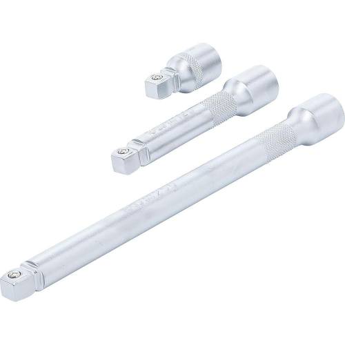 Jeu de Rallonges Basculants 12,5 mm (1/2) 50/125/250 mm - Précision et Polyvalence, Acier, Zones Difficiles - D-Work