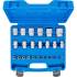 Jeu de Douilles Six Pans 24 pcs - 6,3 mm (1/4) et 12,5 mm (1/2) - Acier Résistant - Polyvalence et Précision - D-Work