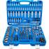 Coffret de Douilles Gear Lock 192 pcs - 6,3 mm (1/4), 10 mm (3/8), 12,5 mm (1/2) - Acier, Système Gear Lock - Polyva - D-Work