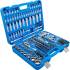 Coffret de Douilles Gear Lock 192 pièces - 6,3 mm (1/4 ), 10 mm (3/8 ), 12,5 mm (1/2 ) - Acier, Système Gear Lock - Polyva - BGS