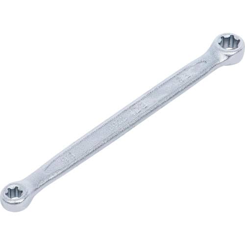 Clé Polygonale Double Embouts Profil E6 x E8 - 11 cm - Acier Résistant - Précision et Durabilité - D-Work