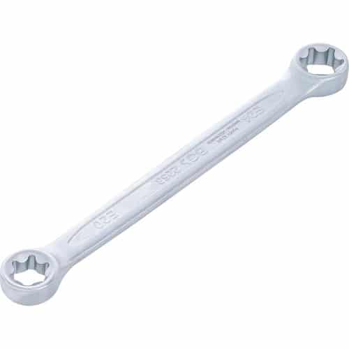 Clé Polygonale Double Embouts Profil E20 x E24 - 22,4 cm - Acier Résistant - Précision et Durabilité - D-Work