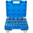 Jeu de Douilles 12,5 mm (1/2) 8-36 mm - 21 pcs - Acier Résistant et Précis - Pro - D-Work