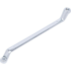 Clé Polygonale Double Embouts Coudées E10 x E12 - 26,7 cm - Acier Résistant - Précision et Confort d Utilisation - D-Work