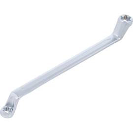 Clés Polygonales Double Embouts Coudées E14 x E18 - Acier Résistant - Précision et Confort d Utilisation - D-Work