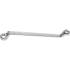 Clé Polygonale Double Embouts Coudées E20 x E24 - 33 cm, 6 mm Largeur, 3.7 cm Hauteur - , Acier Résistant - Précision et C - BGS
