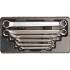 Clé Polygonale Double Embouts Coudées E20 x E24 - 33 cm, 6 mm l., 3.7 cm H. - Acier Résistant - Précision et C - D-Work