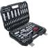 Coffret de Douilles 108 pcs 6,3 mm (1/4) et 12,5 mm (1/2) - Acier Résistant - Polyvalence et Durabilité - D-Work