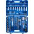 Coffret de Douilles Douze Pans 192 pcs - 6,3 mm (1/4), 10 mm (3/8), 12,5 mm (1/2) - Acier Résistant - Polyvalence et - D-Work