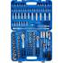 Coffret de Douilles Super Lock 192 pcs - 6,3 mm (1/4), 10 mm (3/8), 12,5 mm (1/2) - Acier Résistant et Précis - D-Work