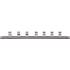Rail pour Douilles 7 Clips 6,3 mm (1/4) - Acier, Fixation Sécurisée, Pro - D-Work