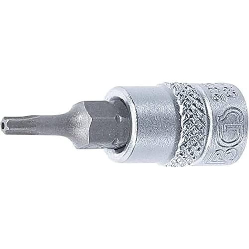 Douille à Embouts 6,3 mm (1/4 ) Profil T Torx - Perçage T10 - Précision et Compatibilité - BGS
