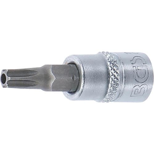 Douille à Embouts 6,3 mm (1/4 ) Profil T Torx - Perçage T27 - Précision et Fiabilité - BGS