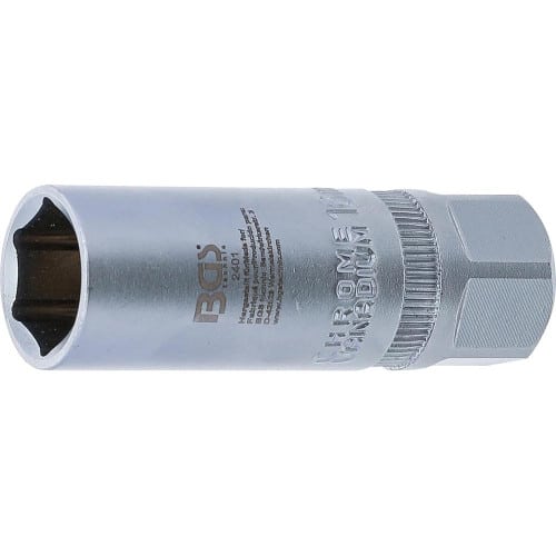 Douille de Bougie Six Pans 12,5 mm (1/2 ) - 16 mm - Acier, Résistante et Précise - - BGS