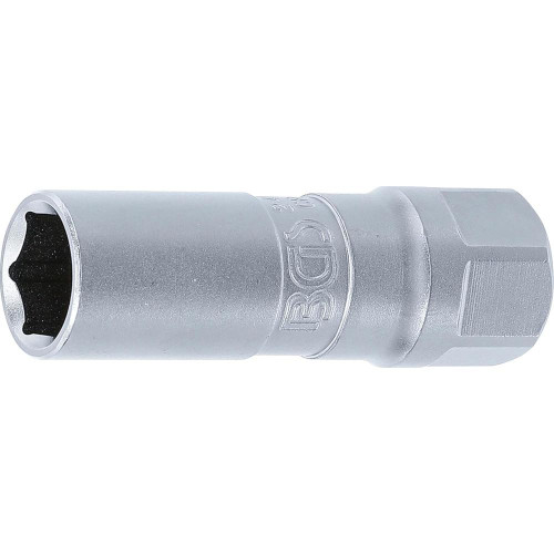 Douille de Bougie Six Pans 12,5 mm (1/2 ) - 14 mm - Acier, Résistante et Précise - BGS