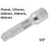 Rallonge Basculante 10 mm (3/8) 75 mm - Précision et Maniabilité, Acier, Zones Difficiles - D-Work