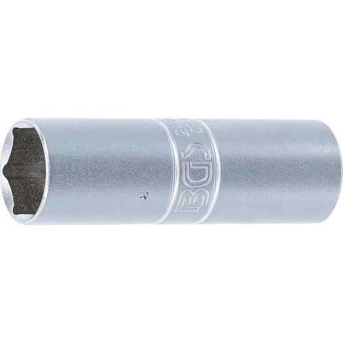 Douille de Bougie Six Pans 12,5 mm (1/2) - 16 mm, Paroi Mince - Précision et Durabilité, Acier - D-Work