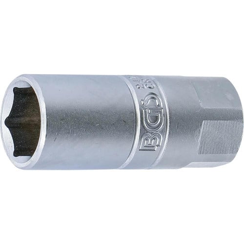Douille de Bougie Six Pans 12,5 mm (1/2 ) - 18 mm - Acier, Précision et Durabilité - - BGS