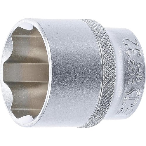 Douille pour Clé Super Lock 12,5 mm (1/2) - 32 mm - Acier Résistant - Précision et Durabilité - D-Work