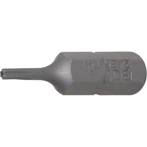 Embout Torx T7 25 mm - 6,3 mm (1/4) Profil T avec Perçage - Précision et Compatibilité, Acier - D-Work
