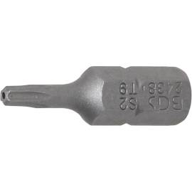 Embout Torx T9 25 mm - 6,3 mm (1/4) Profil T avec Perçage - Précision et Compatibilité, Acier - D-Work