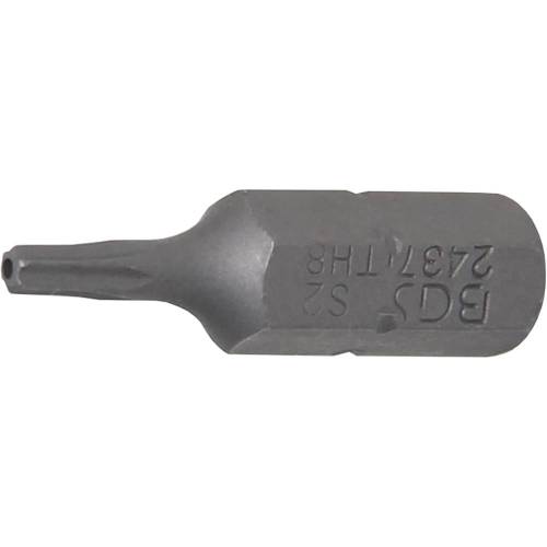 Embout Torx T8 25 mm - Profil T 6,3 mm (1/4 ) - Perçage Précis et Résistant - - BGS
