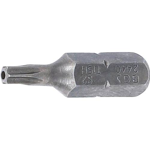 Embout Torx T15 25 mm - Profil T 6,3 mm (1/4) - Précision et Compatibilité, Acier - D-Work