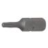 Embout Torx T10 6,3 mm (1/4) - L. 25 mm - Profil T avec Perçage - Précision et Fiabilité, Acier - D-Work