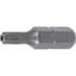 Embout Torx T20 6,3 mm (1/4) - L. 25 mm - Profil T avec Perçage - Précision et Compatibilité, Chrome-Vanadium - D-Work