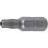 Embout Torx T25 6,3 mm (1/4) - L. 25 mm - Profil T avec Perçage - Précision et Durabilité, Acier - D-Work