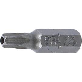 Embout Torx T25 6,3 mm (1/4 ) - Longueur 25 mm - Profil T avec Perçage - Précision et Durabilité - BGS