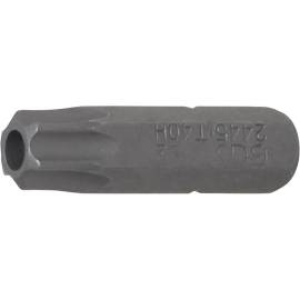 Embout Torx T40 25 mm - Profil T 6,3 mm (1/4) - Perçage pour vissage précis, Acier - D-Work