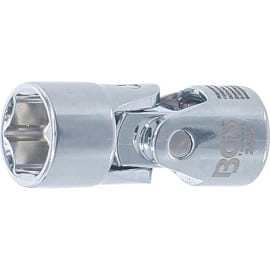Douille d Articulation à Cardans Six Pans 10 mm (3/8) - Précision et Robustesse, Acier - D-Work