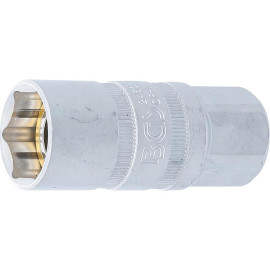 Douille de Bougie à Aimant Six Pans 12,5 mm (1/2 ) - 21 mm - Précision et Maintien Ferme - BGS