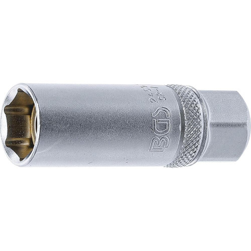 Douille de Bougie à Aimant Six Pans 10 mm (3/8) - 16 mm - Précision et Praticité, Acier, Pro - D-Work